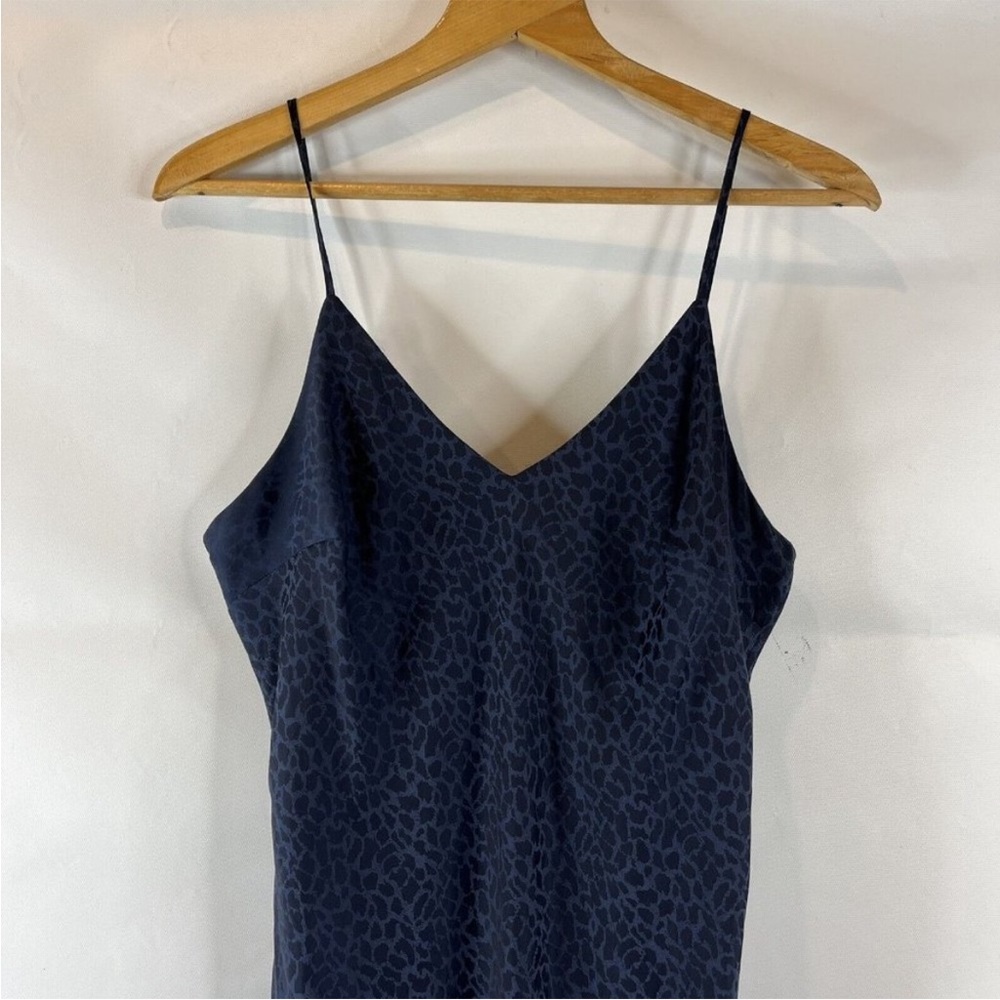 A New Day Womens Blue Slip Dress Size Small Leopard Print Midi
Adjustable Straps